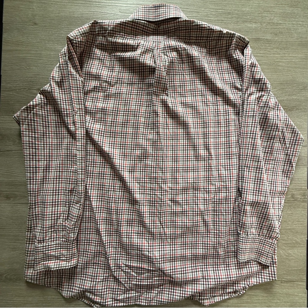 Peter Millar Red and White Casual Button Down Shirt XXL - Picture 5 of 7